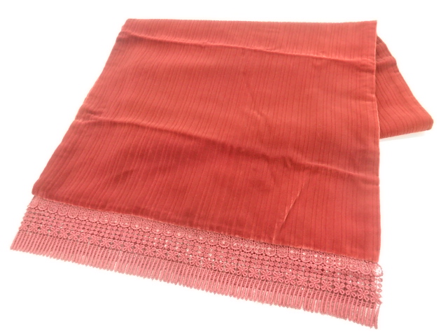 ビロードレース縞模様ショール